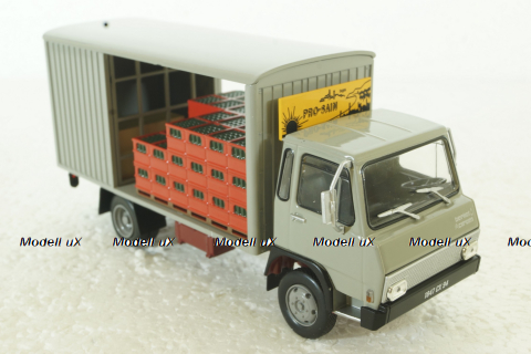 Berliet 560K Truck Trasporto Casse Aqua 2-ASSI 1974, Berliet Collection, Hachette 1:43