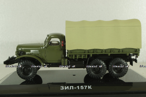 ЗИЛ 157К с лебедкой и тентом, 115701, DiP Models 1:43