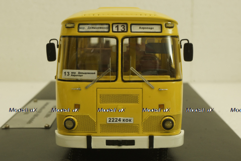 Лиаз-677М автобус, желтый, 1990г., Sabron 1:43 Лимитированный выпуск!