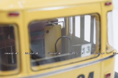 Лиаз-677М автобус, желтый, 1990г., Sabron 1:43 Лимитированный выпуск!