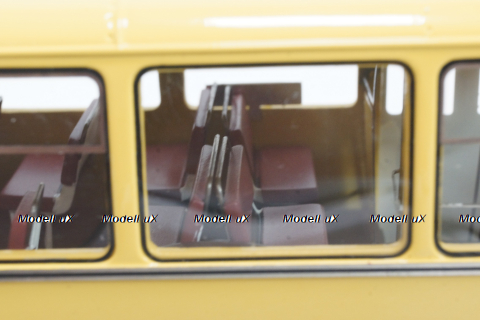 Лиаз-677М автобус, желтый, 1990г., Sabron 1:43 Лимитированный выпуск!