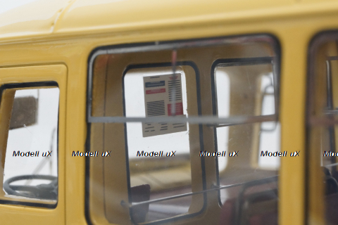 Лиаз-677М автобус, желтый, 1990г., Sabron 1:43 Лимитированный выпуск!