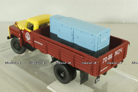 Газ-53Ф Аварийная, 1972г., 105303, DiP Models 1:43