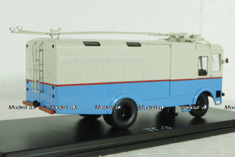 ТГ-2 троллейбус грузовой, бел/сини, SSM4049, SSM 1:43