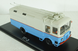 ТГ-2 троллейбус грузовой, бел/сини, SSM4049, SSM 1:43