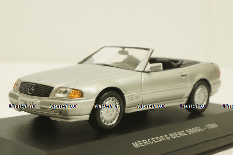 Mercedes SL500 (R129) 1989, silver, 4304000, Solido 1:43
