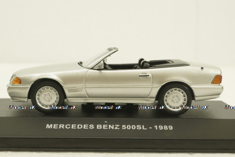 Mercedes SL500 (R129) 1989, silver, 4304000, Solido 1:43