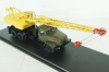 КС-4561(250) Автокран на шасси Краз 250, хаки/желтый, SSM1551, SSM 1:43