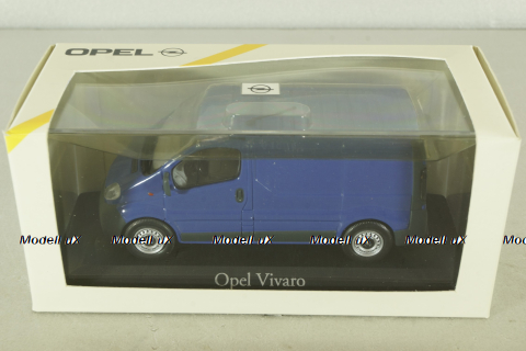 Opel Vivaro/Renault Trafic 2001, blue, 9162811, Minichamps 1:43