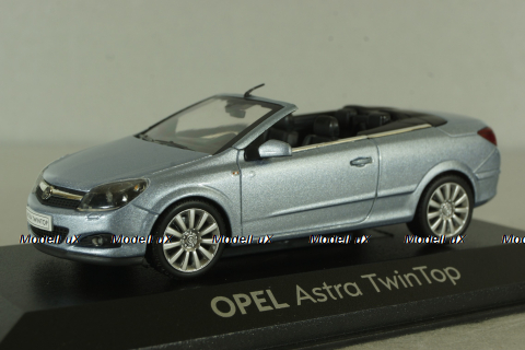 Opel Astra TwinTop 2006, blue, 93199366, Minichamps 1:43 