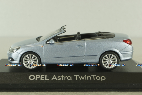 Opel Astra TwinTop 2006, blue, 93199366, Minichamps 1:43 