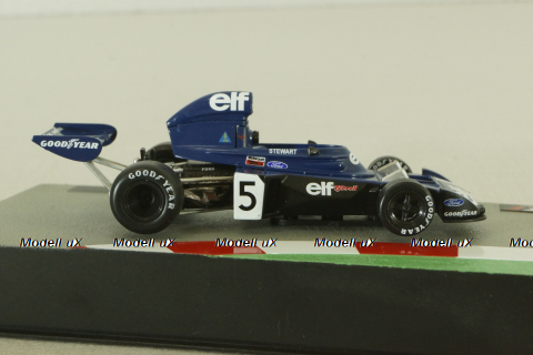 Tyrrell 006 #5, J.Stewart 1973, blue, Ataya 1:43