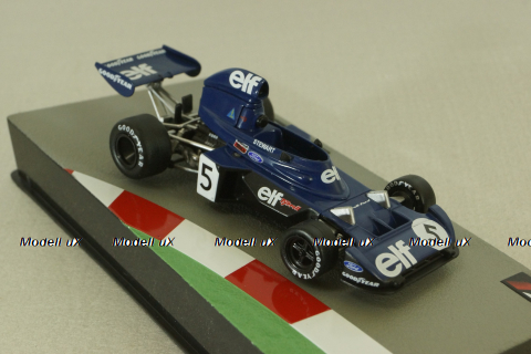 Tyrrell 006 #5, J.Stewart 1973, blue, Ataya 1:43