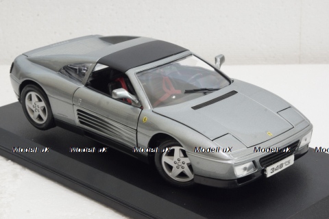 Ferrari 348 TS (1989), silvergrey, BU1816006GY, Burago 1:18