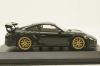 Porsche 911 (991 II) GT2-RS  with gold rims 2018 darkgreen, 413067286,  Minichamps 1:43