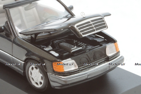 Mercedes E320 Cabriolet (A124) 1994 black,  430033530, Minichamps 1:43