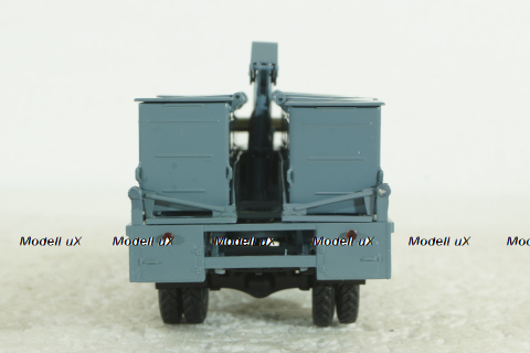 М-30 (53) мусоровоз М-30, на шасси Газ-53 (ранний), хаки/синий, Автоистория 1:43