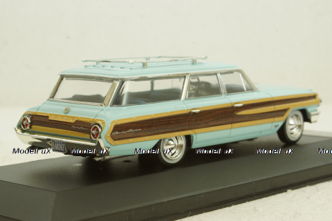 Ford Country Squire 1964, light blue, PRD202,  PremiumX 1:43