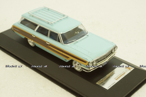 Ford Country Squire 1964, light blue, PRD202,  PremiumX 1:43