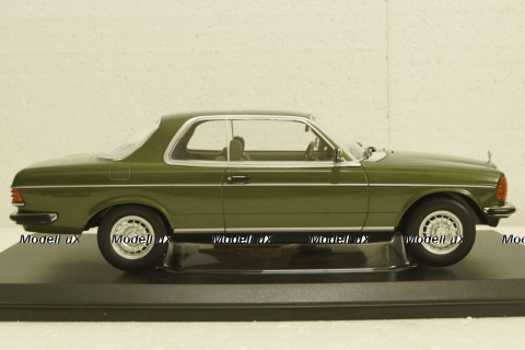 Mercedes 280CE 1980, green metallic, 183704, Norev 1:18