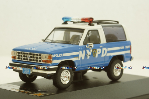 Ford Bronco II NYPD Police 1990, PRD199,  PremiumX 1:43