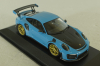 Porsche 911 (991 II) GT2 RS with Weissach Package, blue/golden rims, 413067274, Minichamps 1:43