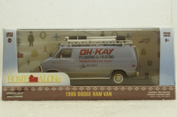 Dodge Ram Van 1986 Movie Home Alone (1990) silver, 86560, Greenlight 1:43
