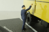 Mercedes L6600 truck Deutsche Bundespost, yellow, 010585, Schuco 1:43