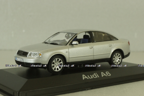 Audi A6 (C5) restyling 2001, silver, 20000000047001, Minichamps 1:43