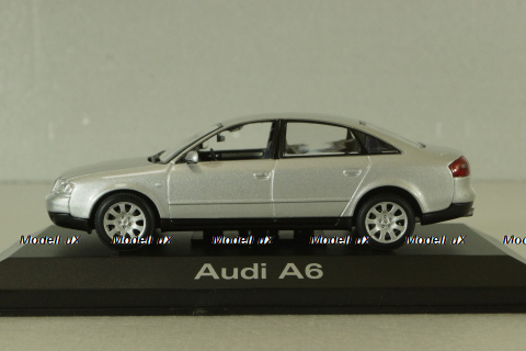 Audi A6 (C5) restyling 2001, silver, 20000000047001, Minichamps 1:43