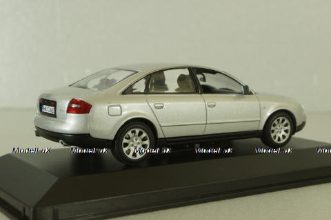 Audi A6 (C5) restyling 2001, silver, 20000000047001, Minichamps 1:43