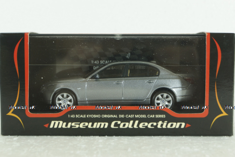 BMW 545i (E60) 2003, silver, 03501S, Kyosho 1:43