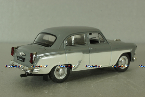 Москвич-407, серый, Автолегенды СССР №, 1:43