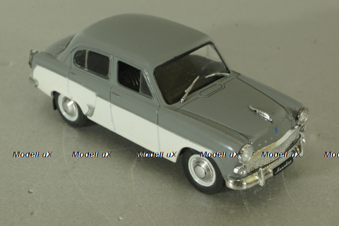Москвич-407, серый, Автолегенды СССР №, 1:43