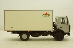 Маз-5337 КИ-5436 термобудка, білий, 101296, АвтоИстория 1:43