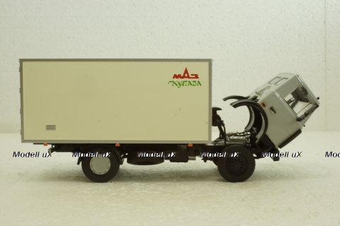 Маз-5337 КИ-5436 термобудка, білий, 101296, АвтоИстория 1:43