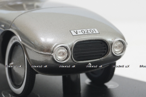 Audi Typ K Stromlinie Jaray, silver, 04041, AutoCult 1:43