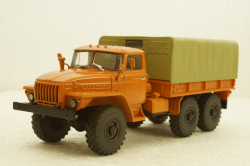 Урал-4320 борт з тентом, помаранчевий, АвтоИстория 1:43