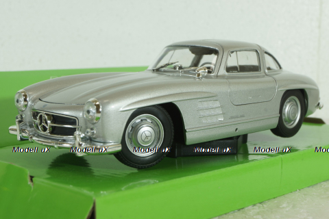 Mercedes 300 SL (W198) silver, 24064, Welly 1:24