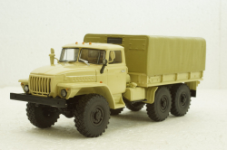 Урал-4320 борт з тентом, бежевий, АвтоИстория 1:43