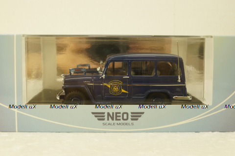 Willys Jeep Station Wagon Michigan State Police, 49538, NEO 1:43 