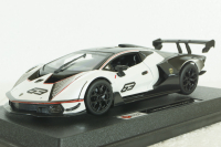 Lamborghini Essenza SCV12 N12, 2021, white black, BU28023, Burago 1:24