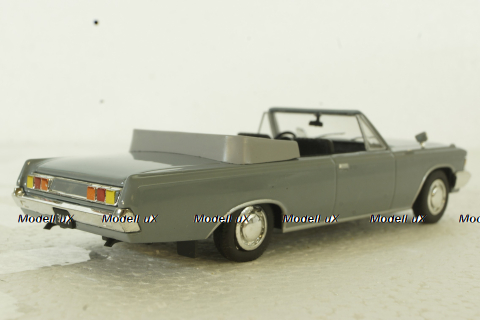 Зил-117Б, кабрио, серый, Автолегенды СССР №129 1:43