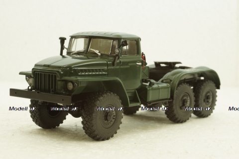 Урал-375С-К1 тягач, зелений, АвтоИстория 1:43