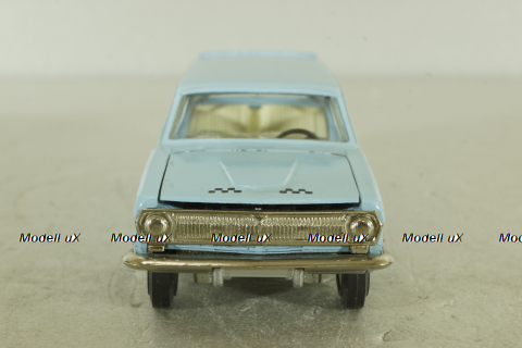 Газ-2402, такси голубая, февраль 88г., Тантал/Радон 1:43