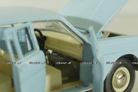 Газ-2402, такси голубая, февраль 88г., Тантал/Радон 1:43