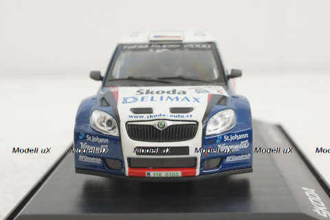 Skoda Fabia Super 2000, Valasska Rally 2000, #4, Abrex 1:43