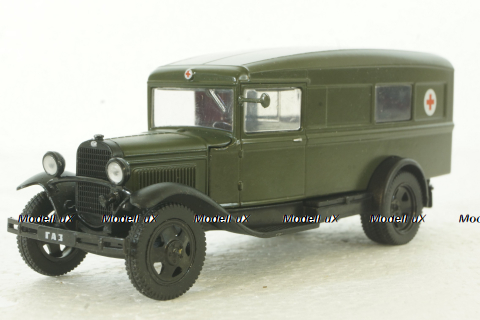 Газ-М55, Медицинский, Автолегенды СССР 1:43