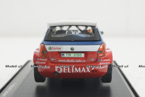 Skoda Fabia Super 2000, Valasska Rally 2000, #4, Abrex 1:43