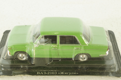 Ваз-2103 Жигули 1974 Lada 1300, зеленая, Автолегенды СССР №7 1:43